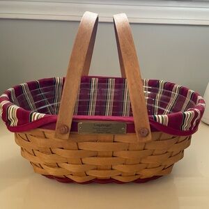 Longaberger Basket 2004 Get-Together Christmas basket set